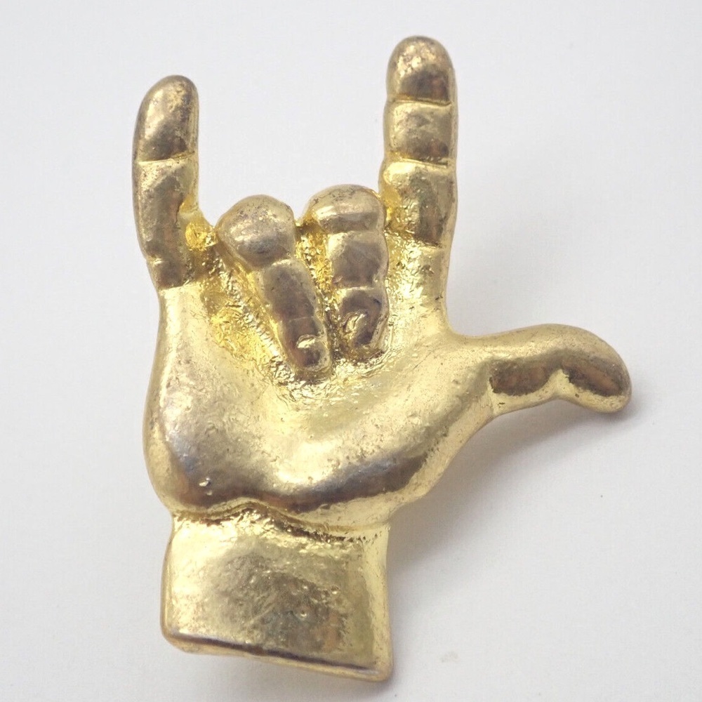 ASL I LOVE YOU PIN